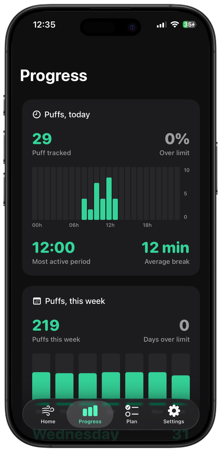 Puff Logger — See your trends